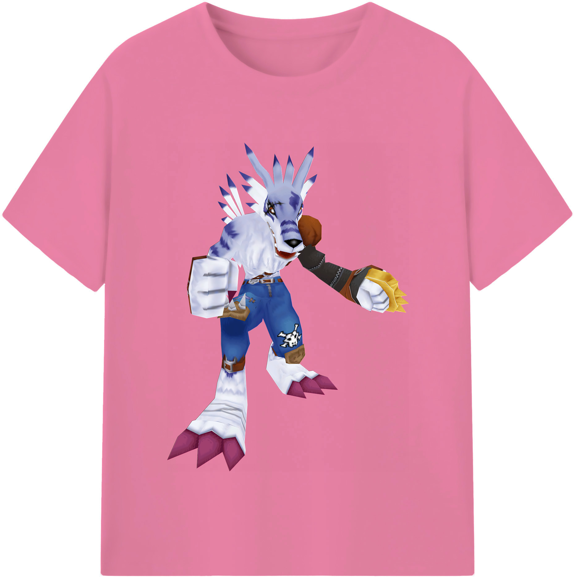 （画像用） Digimon デジタルモンスター/デジモン 綿100％半袖Tシャツ（フロントプリント）